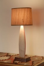 Curly Maple Table Lamp